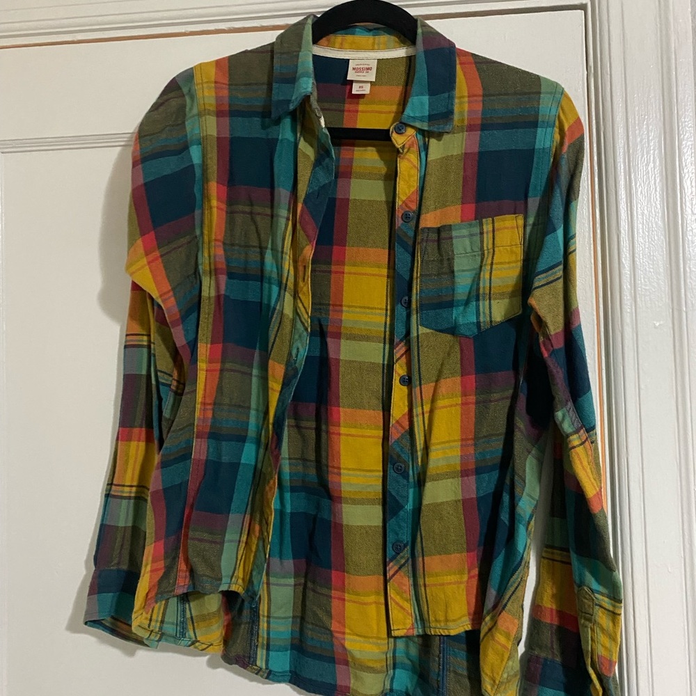 Colorful flannel shirt